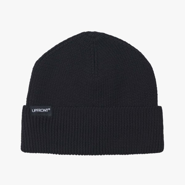 PATCH Rib Beanie BLACK Angebot