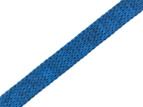 1m Flach- und Hoodiekordel Cord Me Life Loves You atlantic-bluette 20mm Zu verkaufen