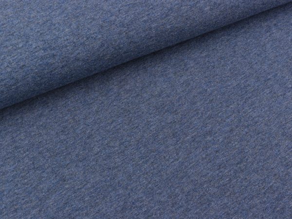 Baumwolljersey Vanessa dunkelblau melange Online-Schn?ppchen