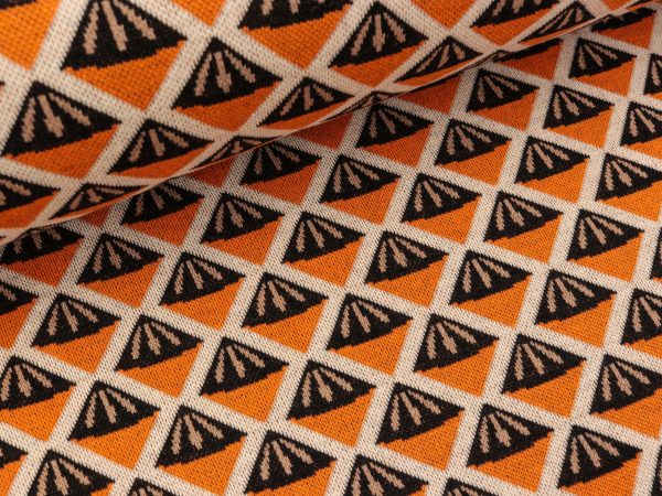 Hamburger Liebe 4 Farb-Jacquardjersey Orient Oxident Aladin papaia-bunt Rabatt
