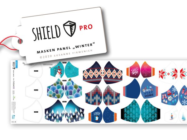 Albstoffe SHIELD Pro Masken Panel WINTER (rund) 50cm Rabatt
