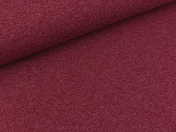 Leichter Sweat Maike bordeaux meliert uni Zu verkaufen