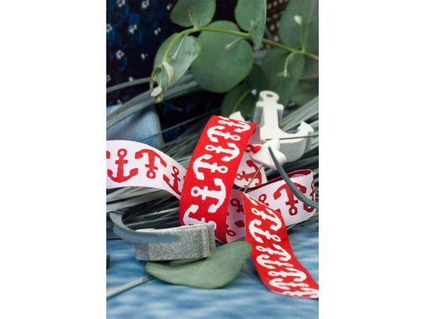 Webband Anker rot by Lila Lotta Rabatt – Bild 2